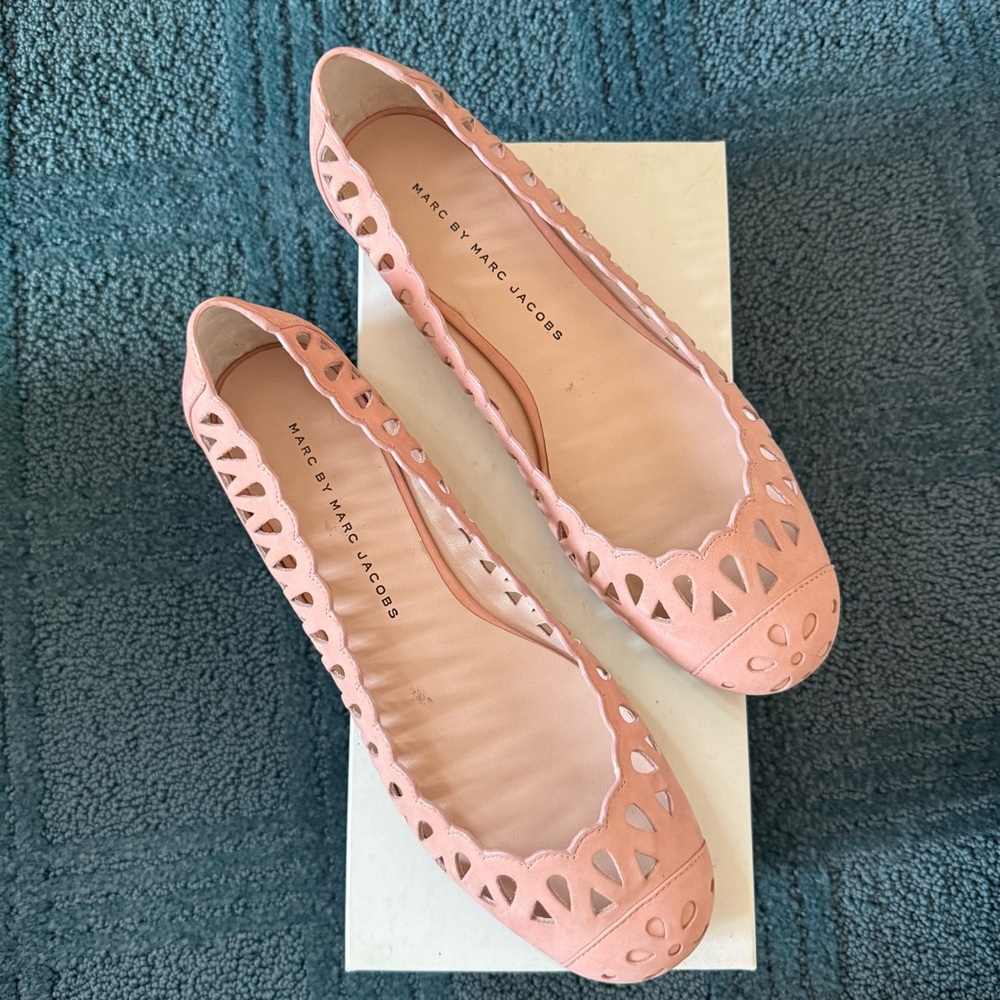 Marc by Marc Jacobs Pink Ballet Flats New!!!! Size 6.5